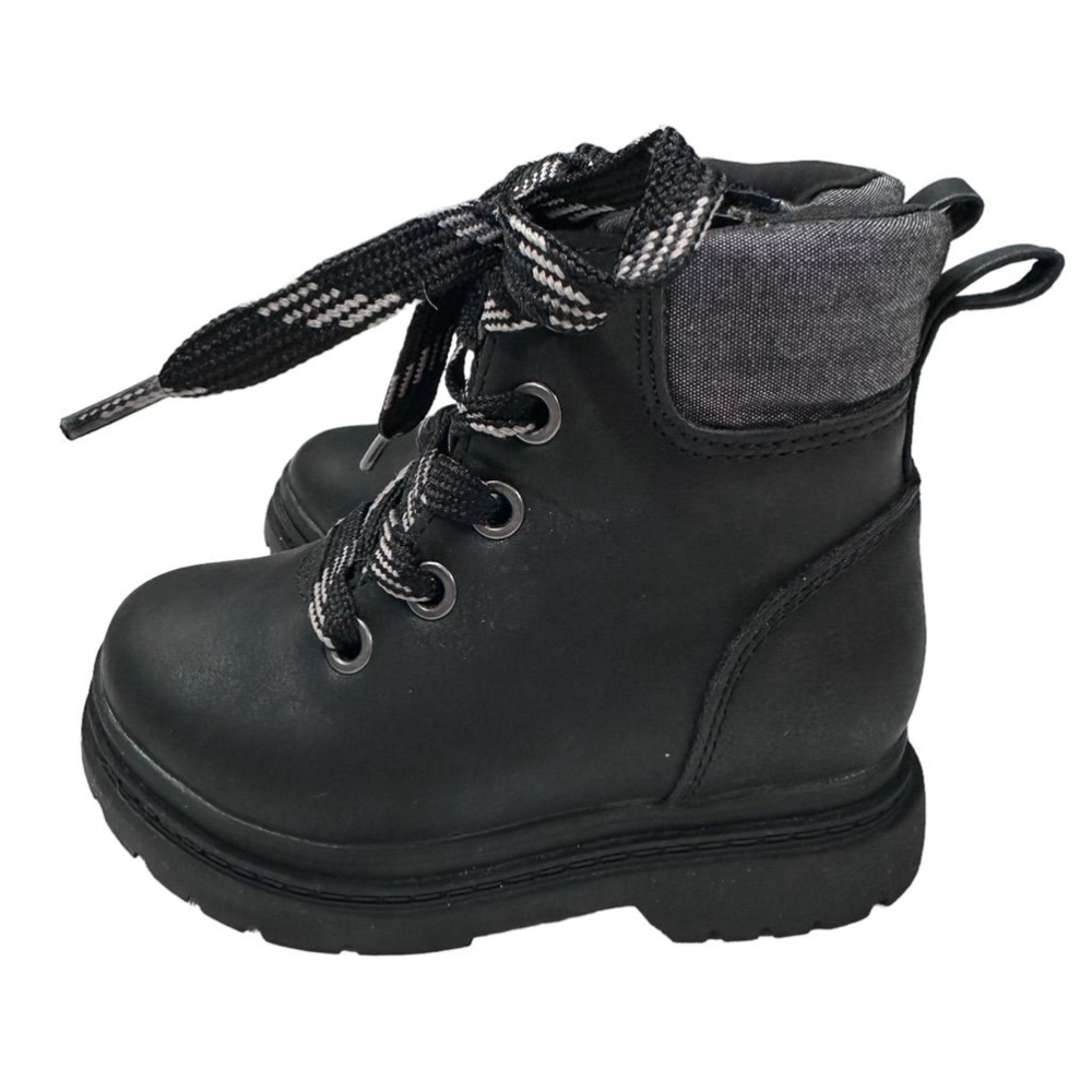 Cat & Jack Toddler Girl Boots Black Size 7 Zip Up - Picture 3 of 8
